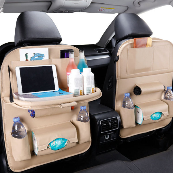 Autositz-Lückenfüller, Organizer, Robust, Einfach zu Installieren,  Aufbewahrungsbox, Praktischer Autositz-Lückenclip (Beifahrer Beige schwarz)  : : Baby